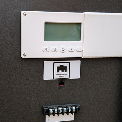 Control Panel of Zeta480 Dehumidifier for Ceiling